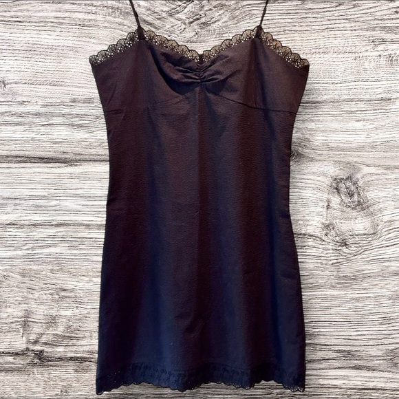 GAP Black Cami Sundress Size 14 Y2K - Picture 1 of 7